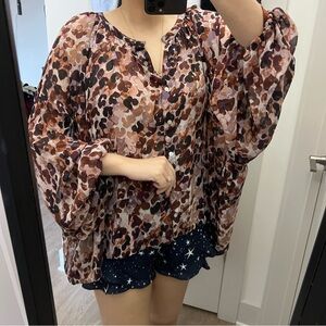 cato est 1948 printed tunic shirt